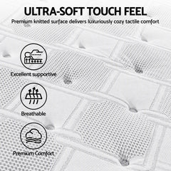 Giselle Pocket Spring Memory Foam Euro Top Gel Mattress – Double