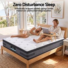 Giselle Pocket Spring Memory Foam Euro Top Gel Mattress – Double