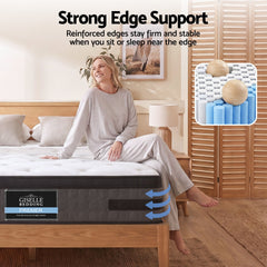 Giselle Pocket Spring Memory Foam Euro Top Gel Mattress – Double