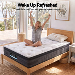 Giselle Pocket Spring Memory Foam Euro Top Gel Mattress – King Single