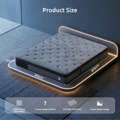 Levitex Pocket Spring Memory Foam Hybrid Bamboo Mattress – King