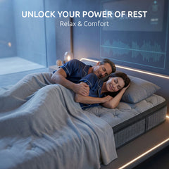 Levitex Pocket Spring Memory Foam Hybrid Bamboo Mattress – King