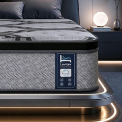 Levitex Pocket Spring Memory Foam Latex Hybrid Mattress – King