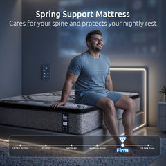 Levitex Pocket Spring Memory Foam Latex Hybrid Mattress – King Single
