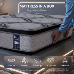 Levitex Pocket Spring Memory Foam Latex Hybrid Mattress – King Single