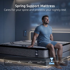 Levitex Pocket Spring Memory Foam Latex Hybrid Mattress – Queen