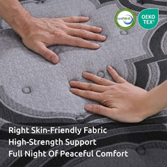 Levitex Pocket Spring Memory Foam Latex Hybrid Mattress – Queen