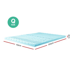 Giselle Memory Foam Gel Bamboo Wool Mattress – Queen