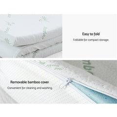 Giselle Memory Foam Gel Bamboo Wool Mattress – Queen