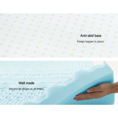 Giselle Memory Foam Gel Bamboo Wool Mattress – Queen