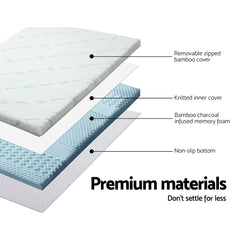 Giselle Memory Foam Bamboo Wool Mattress – Queen