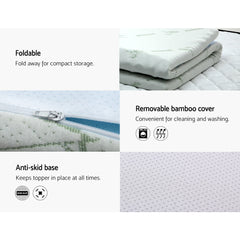 Giselle Memory Foam Bamboo Wool Mattress – Queen