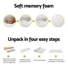 Giselle Memory Foam Bamboo Wool Mattress – Queen
