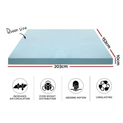 Giselle Memory Foam Gel Bamboo Wool Mattress – Queen