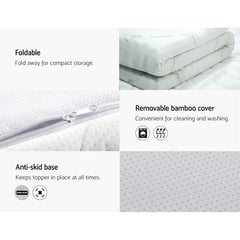 Giselle Memory Foam Gel Bamboo Wool Mattress – Queen