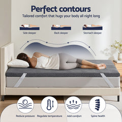 Giselle Memory Foam Gel Bamboo Wool Mattress – Queen