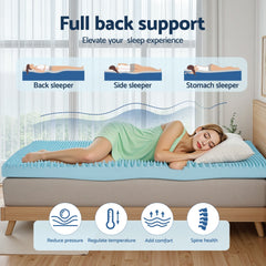 Giselle Memory Foam Gel Bamboo Wool Mattress – King