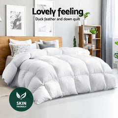 Giselle Bedding 700GSM Duck Down Feather Quilt Duvet Doona Winter Blanket Single