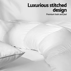 Giselle Bedding 800GSM Goose Down Feather Quilt Super King