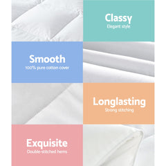 Giselle Bedding 800GSM Goose Down Feather Quilt Super King
