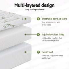Giselle Bamboo Wool Mattress – King