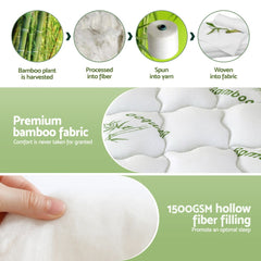 Giselle Bamboo Wool Mattress – King