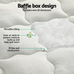 Giselle Bamboo Wool Mattress – King