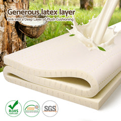 Giselle Memory Foam Latex Bamboo Wool Mattress – King Single