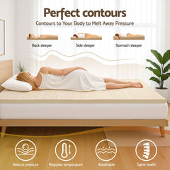 Giselle Memory Foam Latex Bamboo Wool Mattress – King Single