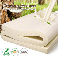 Giselle Latex Bamboo Wool Mattress – King Single