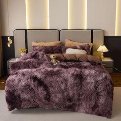 Tie-Dye Bedding Set Three-Piece Bedding Set Soft Bedding Trendy Bedding Home - Leopard print - Size 200*240cm