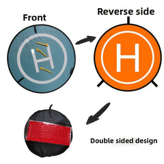**Drone Quick-Fold Landing Pad + UV-Resistant Storage Bag Combo | Dual-Sided Takeoff/Landing, UV Protection & Shockproof, Rea