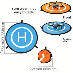 **Drone Quick-Fold Landing Pad + UV-Resistant Storage Bag Combo | Dual-Sided Takeoff/Landing, UV Protection & Shockproof, Rea