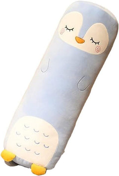Long-Shaped Pillow Plush Pillow Hugging Pillow Soft Pillow Sleeping Pillow Gift - Blue - Size 33in