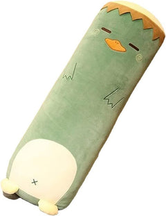 Long-Shaped Pillow Plush Pillow Hugging Pillow Soft Pillow Sleeping Pillow Gift - Green - Size 33in