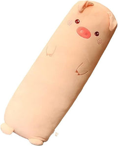 Long-Shaped Pillow Plush Pillow Hugging Pillow Soft Pillow Sleeping Pillow Gift - Pink - Size 27in