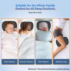 Ear Piercing Hole Pillows Side Sleeper Pillow with an Ear Hole for CNH Side Sleepers and Ear Inflammation Pressure Sores, Adj