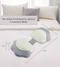 Pregnancy Pillows for Sleeping, Memory Foam Maternity Pillow Support for Back Belly HIPS, Adjustable Travel Wedge Pillow for 