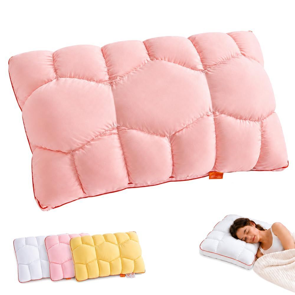 Microfibre Cooling Pillow - Pink - 74x48cm