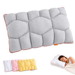 Microfibre Cooling Pillow - White - 74x48cm - Marshmallow Cool-Touch - Image 1