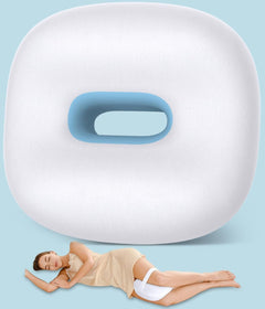 Side Sleeper Knee Pillow, Memory Foam Leg Pillow, Ergonomic Between Leg Pillow Eases Back Hip Pain, Spine Alignment Sciatica 