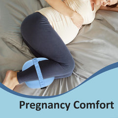 Side Sleeper Knee Pillow, Memory Foam Leg Pillow, Ergonomic Between Leg Pillow Eases Back Hip Pain, Spine Alignment Sciatica 