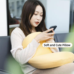 Soft and Comfortable Cat Belly Pillow Home Memory Foam Pillow Cervical Deep Sleep Memory Pillow High Pillow - Arc Patchwork -