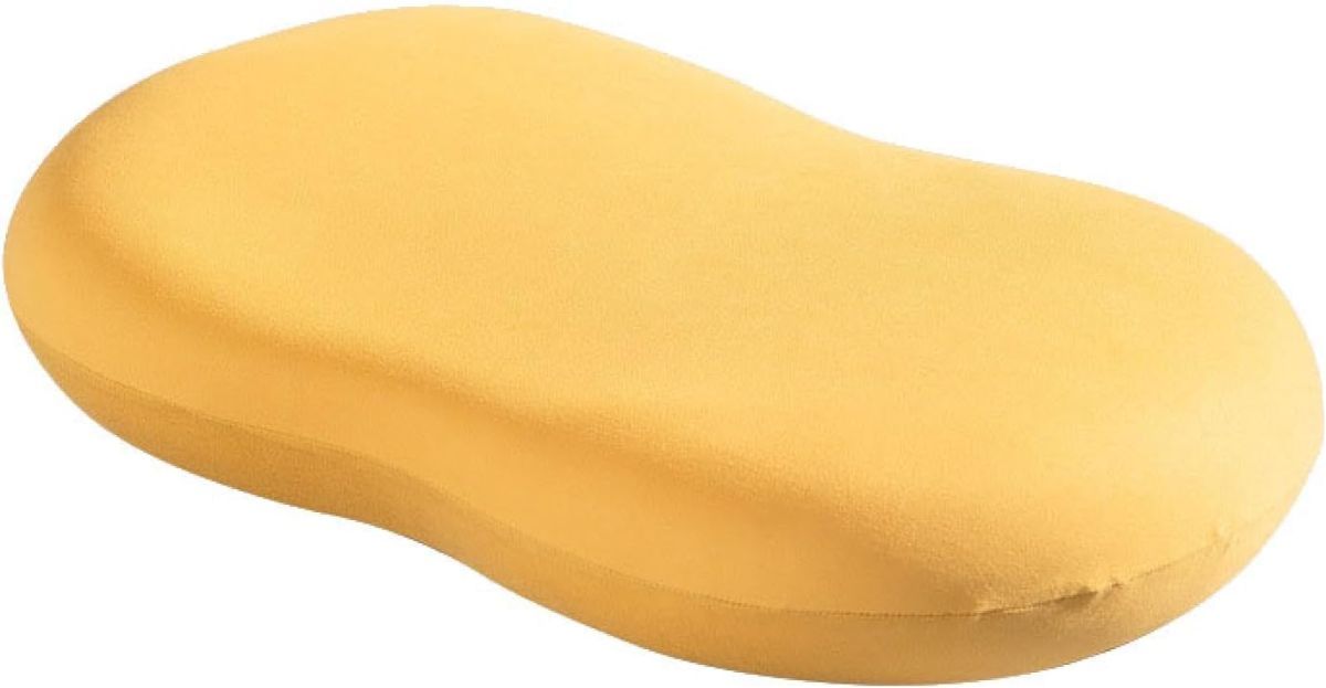 Soft and Comfortable Cat Belly Pillow Home Memory Foam Pillow Cervical Deep Sleep Memory Pillow High Pillow - Yellow - Size 5
