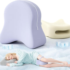 Legacy Leg & Knee Foam Support Pillow for Side Sleepers Soothing Relief for Back, Hips, Knees, Joints, Nerves & Muscles - Pur