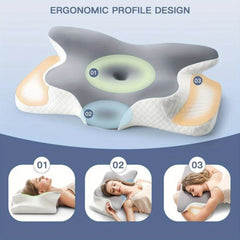 Ergonomic Pillow Memory Foam Pillow Cervical Support Pillow Neck And Shoulder
