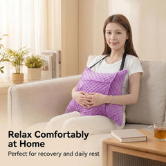 Hysterectomy Recovery Pillow with 2 Pocket for Abdominal Surgery, Hysterectomy Recovery Must Haves Essentials Abdominal Pillo