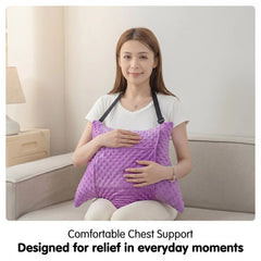 Hysterectomy Recovery Pillow with 2 Pocket for Abdominal Surgery, Hysterectomy Recovery Must Haves Essentials Abdominal Pillo