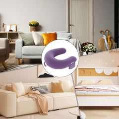 Reading Lap Pillow Ergonomic U Shape Cushion | Reading Pillow for Bed for Adults Elbow Rest Reduces Fatigue Desk Couch Floor 
