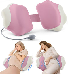 Pregnancy Pillows for Sleeping, Memory Foam Maternity Pillow Support for Back Belly HIPS, Adjustable Travel Wedge Pillow for 